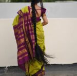 Kalyani Checked Cotton Saree - Image 2