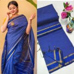 Kalyani Cotton Checked Saree