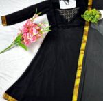 Kolam Anarkali with Dupatta - 2 Colours - Image 5