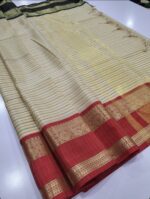 Banarasi Semi Katan Silk Saree - Image 3