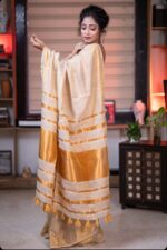 Kerala Tissue Silk Saree - Image 2