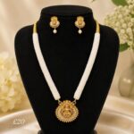 Temple Style Lakshmi Jewellery Set - 2 Colours