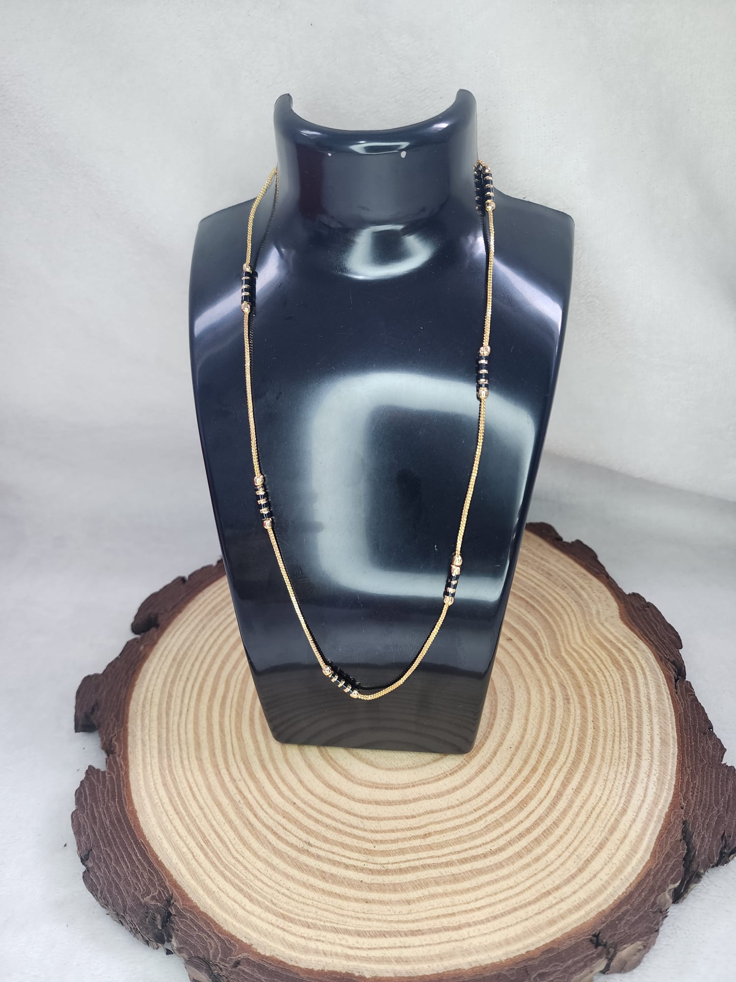 SKU225 Chain with Black Bead - Image 1