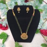 Green and Red Beads Necklace Set