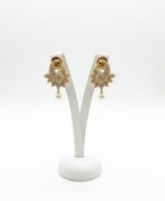 Peacock Earring with Pearl Drop - Image 2
